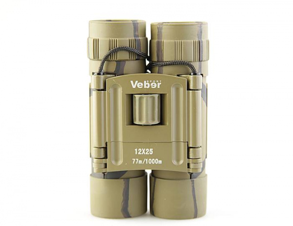 Бинокль Veber Sport БН 12x25 (камуфлированный)