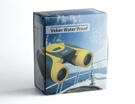 Бинокль Veber WP 10x25 (черный)