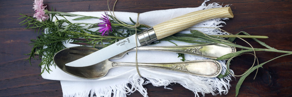 Набор из 4-х штук столовых ножей Opinel VRI Ashwood 