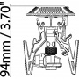 Горелка туристическая Primus PowerTrail Stove Piezo 324415