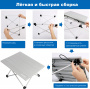 Стол кемпинговый Skully Camp Table silver