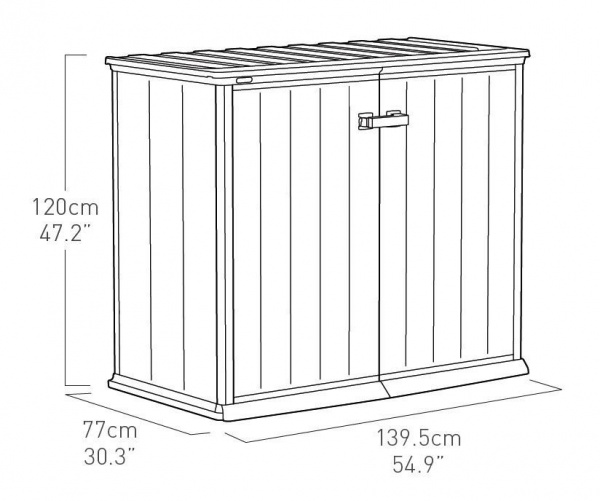 Пластиковый ящик Keter Patio Store