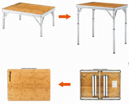 Стол кемпинговый Kingcamp 3935 Bamboo table S