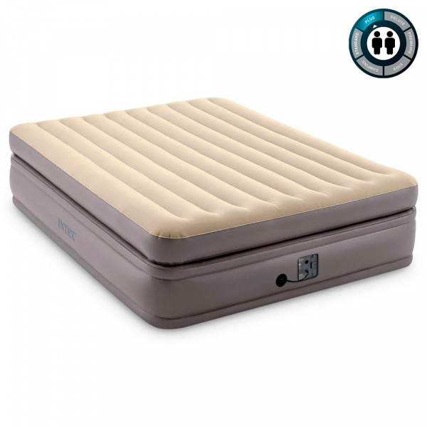 Надувная кровать 152х203х51см "Prime Comfort" встр.нас. 220В, до 272кг