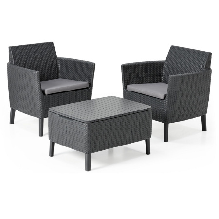 Комплект плетеный Allibert Salemo Balcony Set