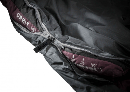 Спальный мешок Deuter Orbit +5° SL Granite/Aubergine (2021)