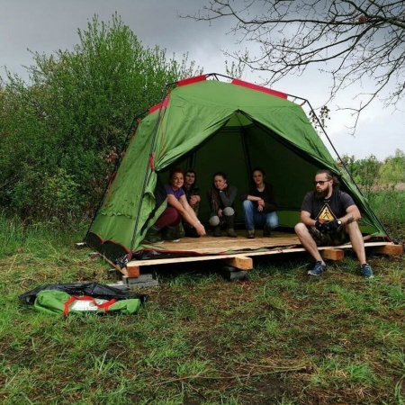 Шатер Tramp Lite Bungalow, зеленый