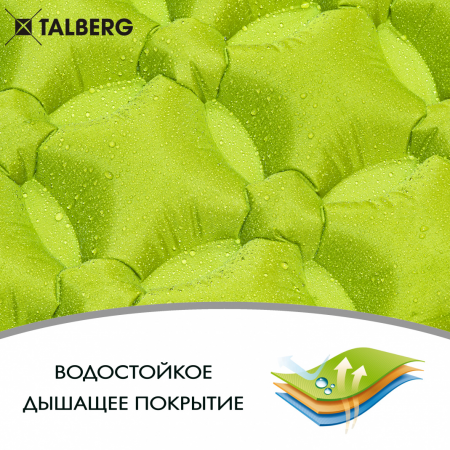 Коврик надувной Talberg Air Green Mat