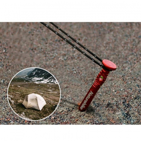 Колышки для палатки Naturehike Cylindrical Aluminium Peg (6 Pcs) Red