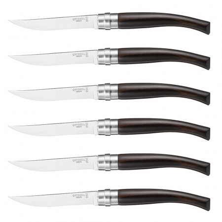 Набор из 4-х штук столовых ножей Opinel VRI Ebony 